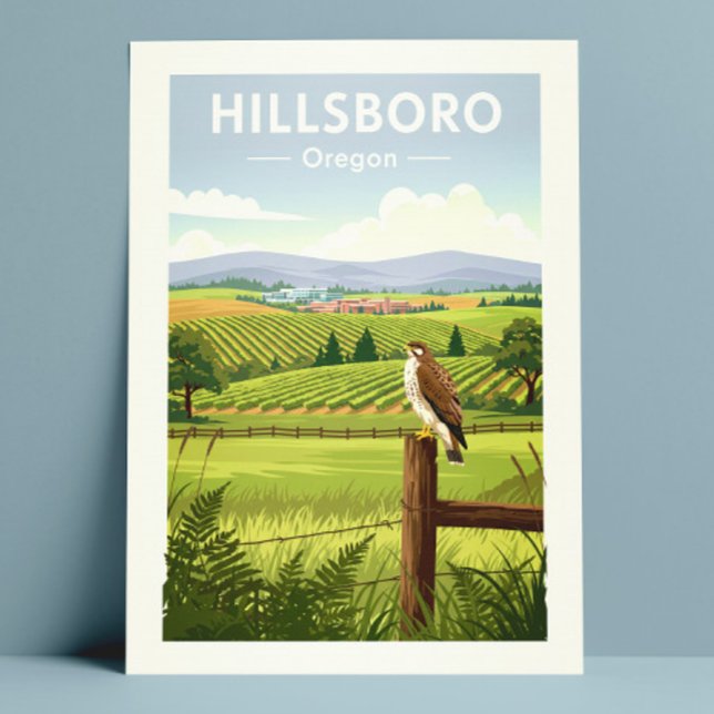 Postal Vintage Hillsboro Oregon (Subido por el creador)