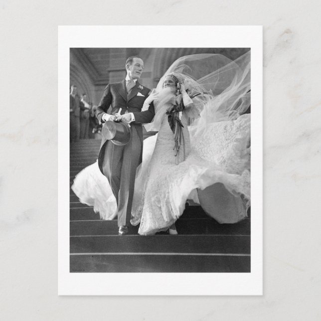 Postal Vintage Hochzeit (Anverso)