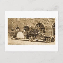 Postal Vintage Hook and Ladder Fire Company de los años 2