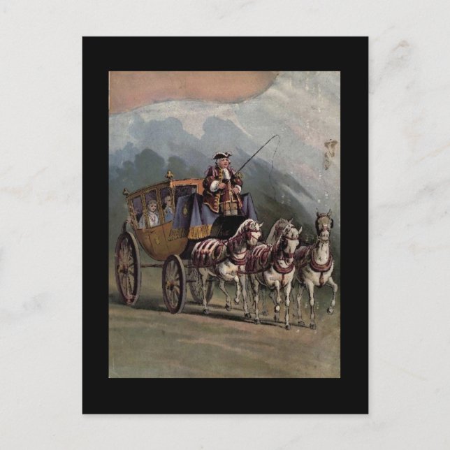 Postal Vintage Horse Carriage (Anverso)
