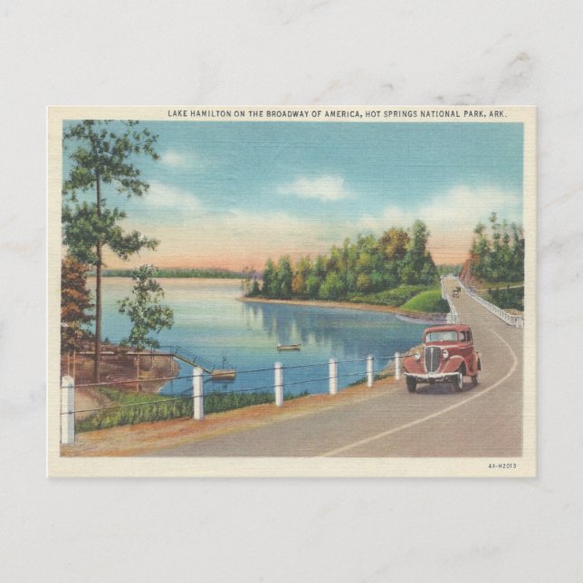 Postal Vintage Hot Springs Arkansas (Anverso)