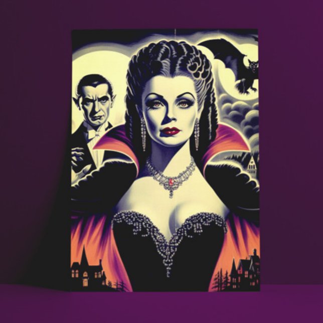 Postal Vintage Hot Vampire (Subido por el creador)