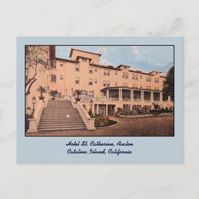 Postal Vintage Hotel St Catherine Avalon (Anverso)