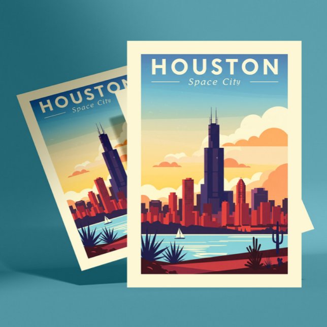Postal Vintage Houston (Subido por el creador)