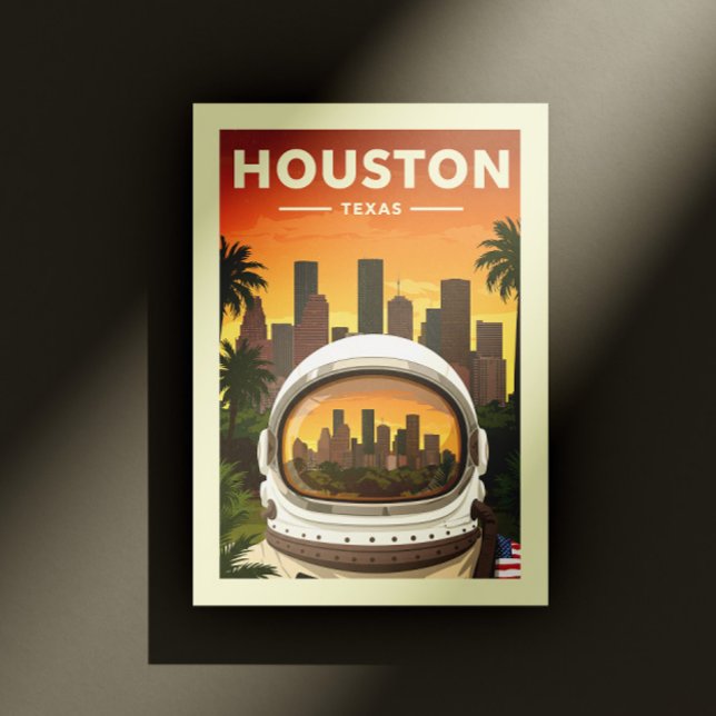 Postal Vintage Houston Texas (Subido por el creador)