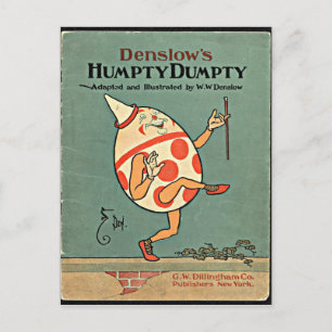 Postal Vintage Humpty Dumpty