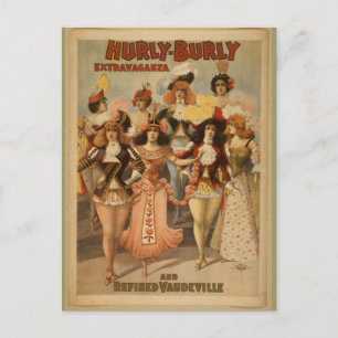 Postal Vintage: Hurly Burly Extravaganza, 1899