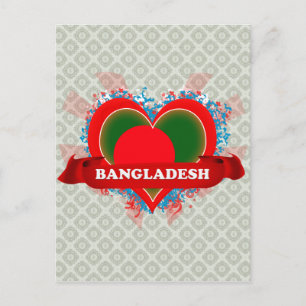 Postal Vintage I Love Bangladesh