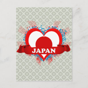 Postal Vintage I Love Japan