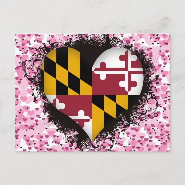 Postal Vintage I Love Maryland (Anverso)