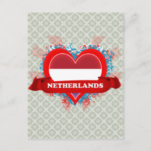 Postal Vintage I Love Netherlands