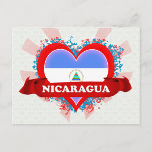 Postal Vintage I Love Nicaragua