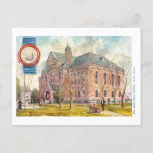 Postal Vintage Idaho Capitol con foco