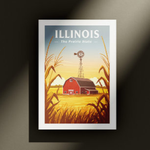 Postal Vintage Illinois