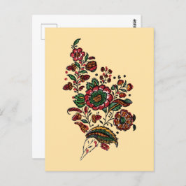 Postal Vintage Indian Cotton Chintz Fabric