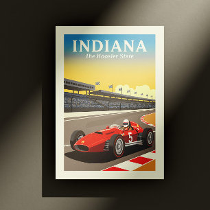 Postal Vintage Indiana