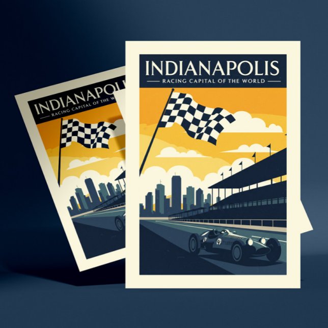 Postal Vintage Indianapolis (Subido por el creador)