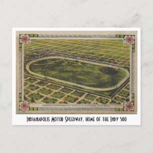 Postal Vintage Indianapolis Motor Speedway, Indy 500