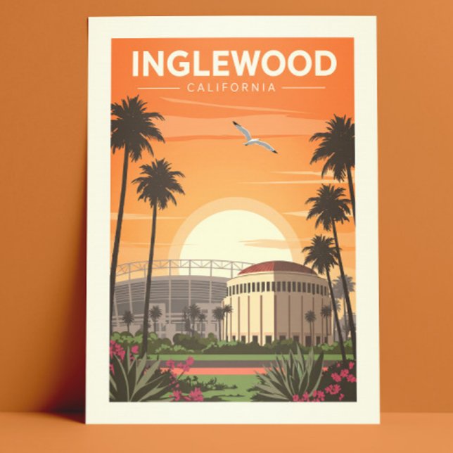 Postal Vintage Inglewood California (Subido por el creador)