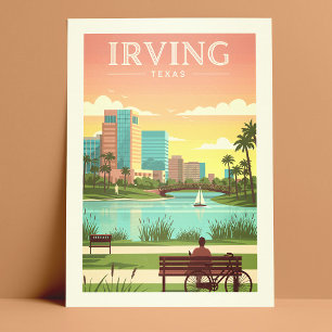 Postal Vintage Irving Texas