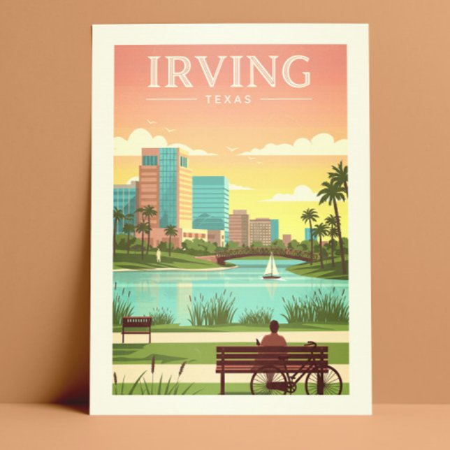 Postal Vintage Irving Texas (Subido por el creador)