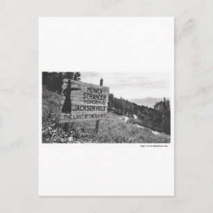 Postal Vintage Jackson Hole