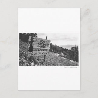 Postal Vintage Jackson Hole