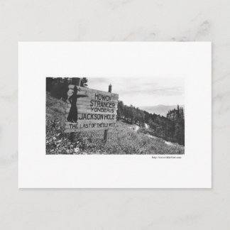Postal Vintage Jackson Hole
