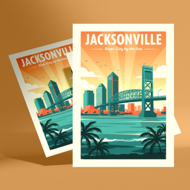 Postal Vintage Jacksonville (Subido por el creador)