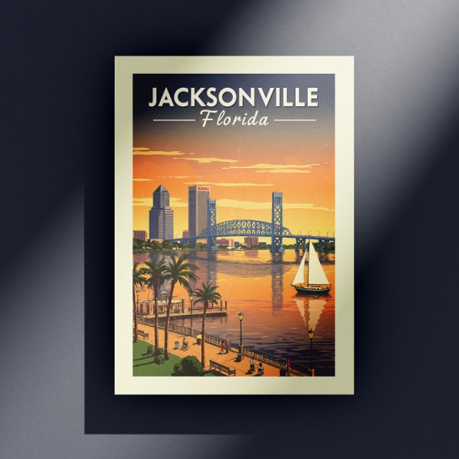 Postal Vintage Jacksonville Florida (Subido por el creador)
