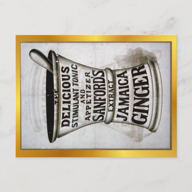 Postal Vintage Jamaica Ginger (Anverso)