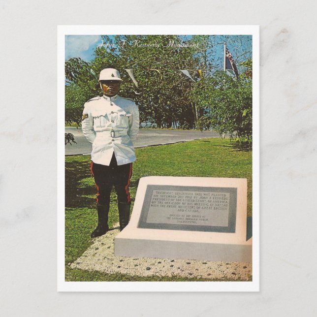 Postal Vintage John F. Kennedy (Anverso)