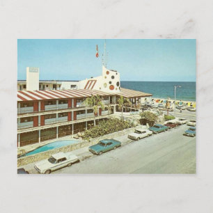 Postal Vintage Jolly Roger Hotel Ft. Lauderdale Florida