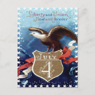 Postal Vintage July 4