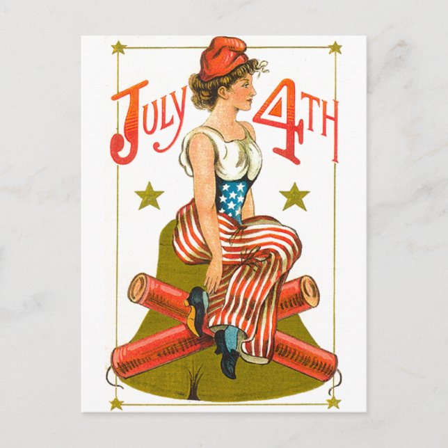Postal Vintage July 4 (Anverso)
