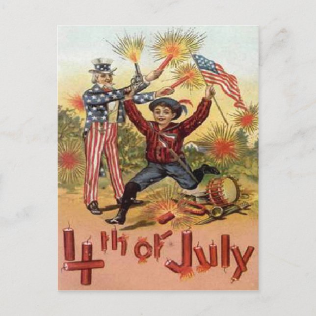 Postal Vintage July 4 (Anverso)