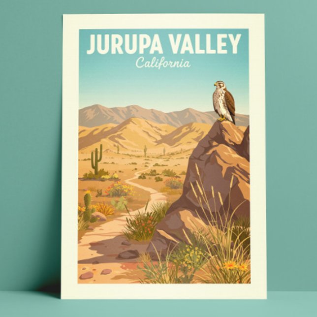 Postal Vintage Jurupa Valley California (Subido por el creador)
