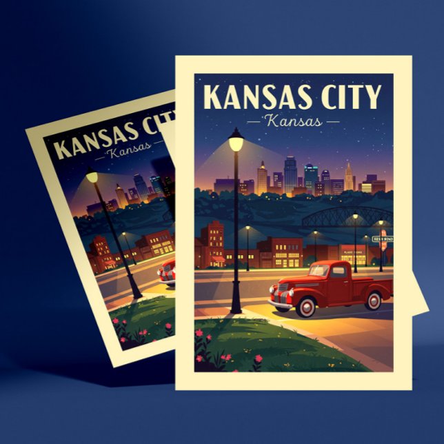 Postal Vintage Kansas City (Subido por el creador)