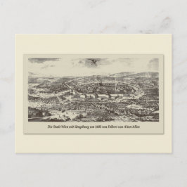 Postal Vintage Karte Österreich | Wien Umgebung 1683
