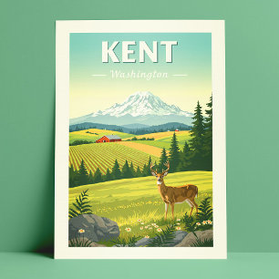 Postal Vintage Kent Washington