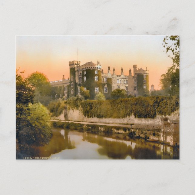 Postal Vintage Kilkenny Castle Ireland (Anverso)