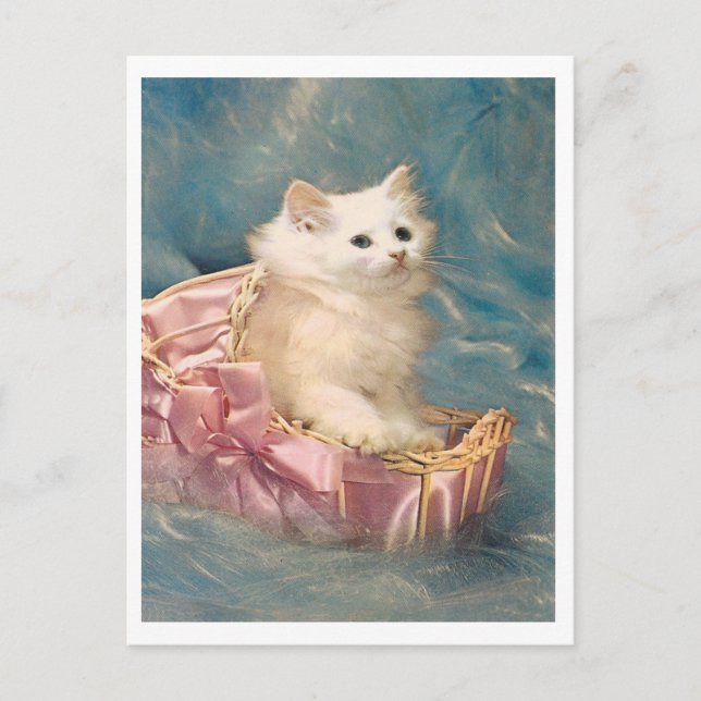 Postal Vintage Kitty (Anverso)