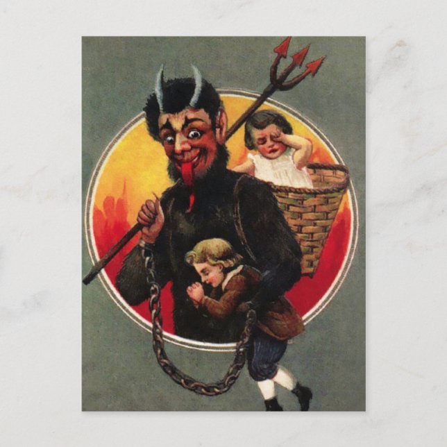 Postal Vintage Krampus (Anverso)