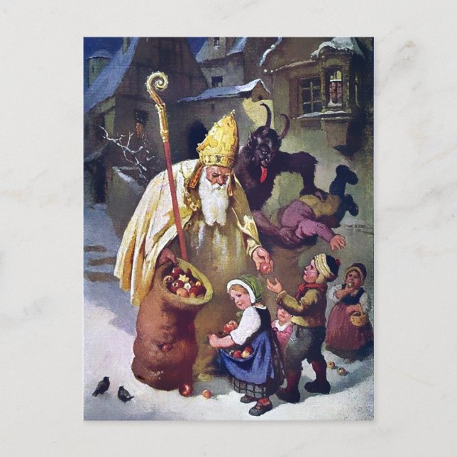 Postal Vintage Krampus (Anverso)
