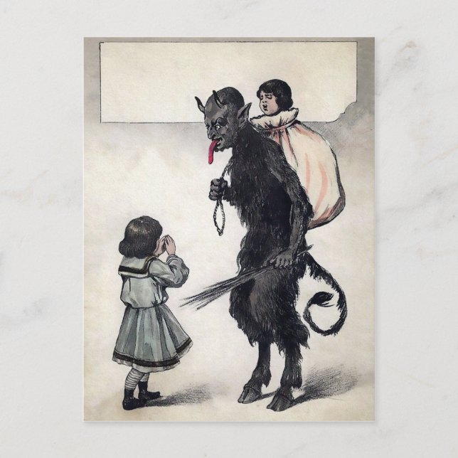 Postal Vintage Krampus (Anverso)