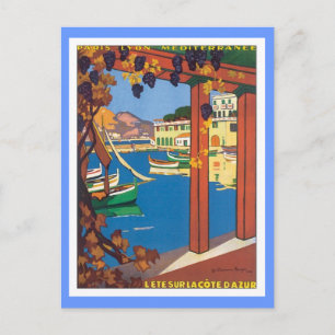 Postal Vintage La Cote D'azur