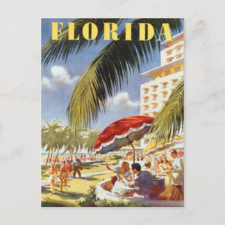 Postal Vintage la Florida, los E.E.U.U. -