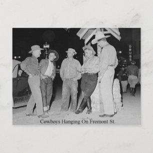 Postal Vintage Las Vegas Street Scenes