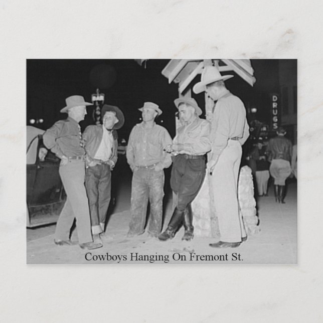 Postal Vintage Las Vegas Street Scenes (Anverso)