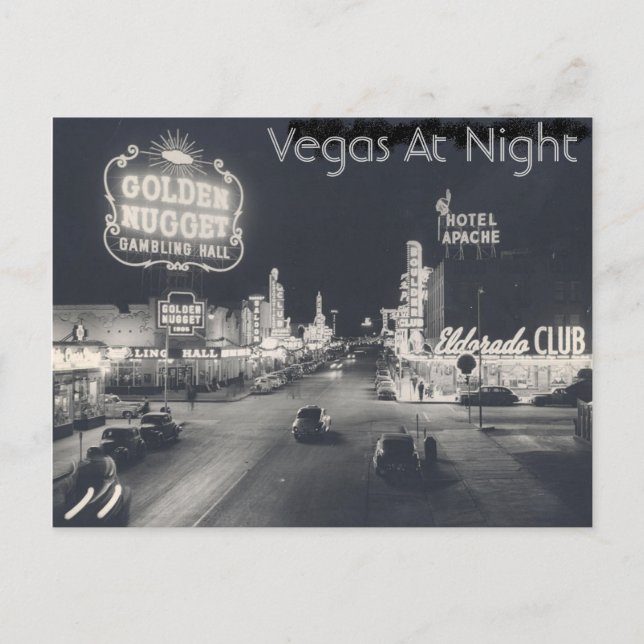 Postal Vintage Las Vegas Strip (Anverso)